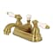 Kingston Brass KS3607PL 4" Centerset Bathroom Faucet, Brushed Brass KS3607PL - alternate 1